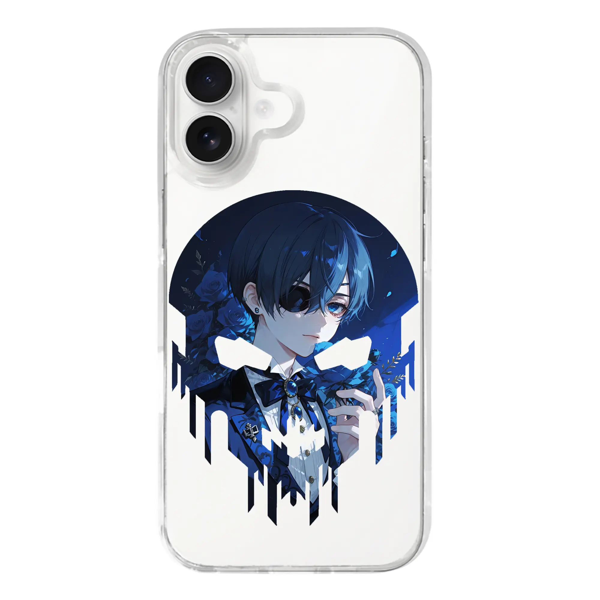 黒執事 グッズ,シエル・ファントムハイヴ - iPhone 17シリーズ 透明スマホケース – 薄型・耐衝撃・精密フィット保護カバー